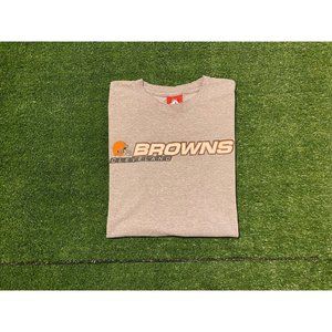 NFL Cleveland Browns Gray Short Sleeve Tee